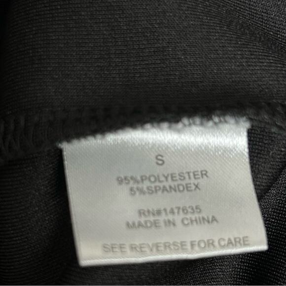 Leola Couture Dress Womens Size S Black Cutout Ruffle Classic Feminine Party LBD - Picture 10 of 10